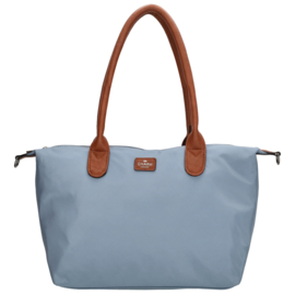 Charm London Buckingham handtas staalblauw