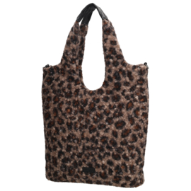 Beagles Nancy shopper leopard bruin