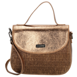 Charm London Kingsway schoudertas brons