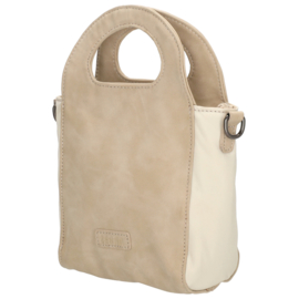 Zebra Trends Selene handtas crème