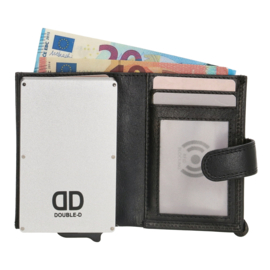 Double-D FH-serie safety wallet zwart dubbele casette