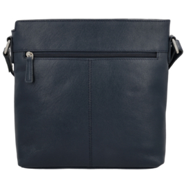 Hide & Stitches Mississppi schoudertas blauw