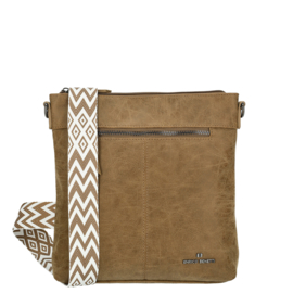 Enrico Benetti Stacey schoudertas camel