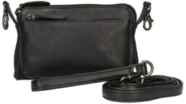 Leather Design schoudertas black