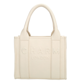 Charm London bond handtas natuur gebroken wit