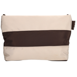 Zebra Elske schoudertas streep bruin/beige