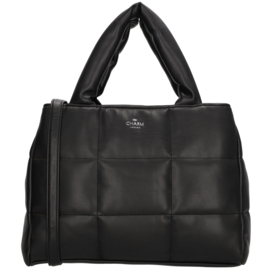 Charm London Manchester shopper zwart