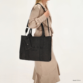 Charm London bond shopper zwart