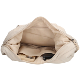 Beagles Clavia schoudertas creme