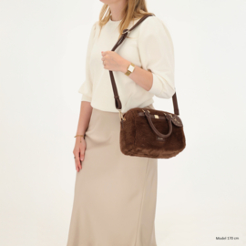 Charm London Stockholm handtas donker bruin