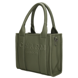 Charm London bond handtas natuur groen