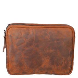 Leather Design zipper bag small hunter