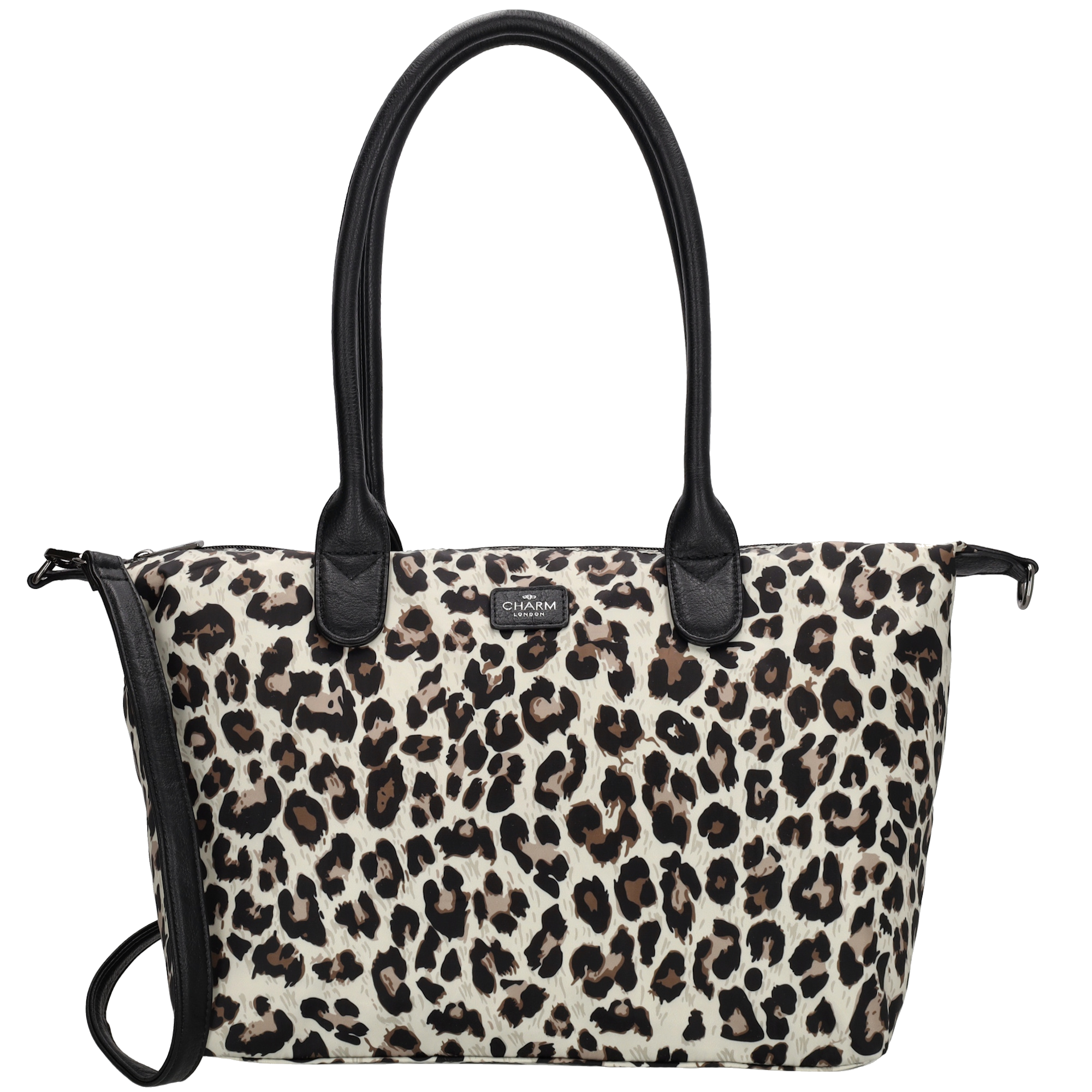 Charm London Buckingham handtas luipaard beige