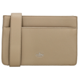Charm London Princeton schoudertas licht taupe