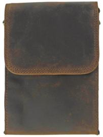 Leather Design schoudertas hunter