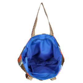 Enrico Benetti Marbella rieten strandtas multicolor-2