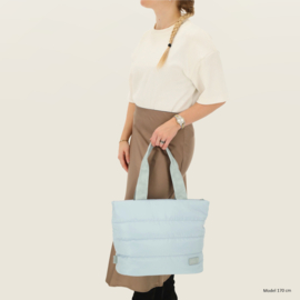 Zebra Trends Elske shopper licht blauw