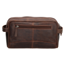 Hide & Stitches Japura toilettas donkerbruin