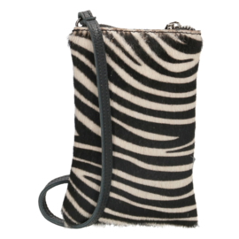 Charm London Elisa telefoontasje zebra