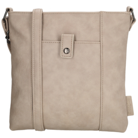 Beagles Cuenca schoudertas licht taupe