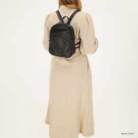 Hide & Stitches Porto lederen handtas donker blauw