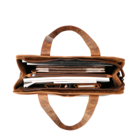 Leather Design schoudertas hunter