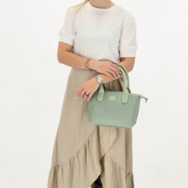 Charm London Buckingham mono handtas licht groen