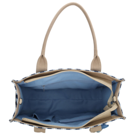 Zebra Trends Mira shopper middenblauw
