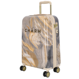 Charm london Travel koffer lichtgrijs