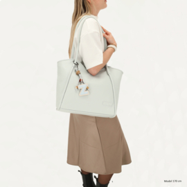 Zebra Trends Sofie laptoptas lichtblauw