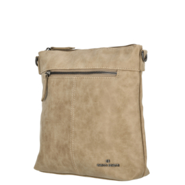 Enrico Benetti Stacey schoudertas midden taupe