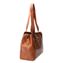 Leather Design schoudertas natural