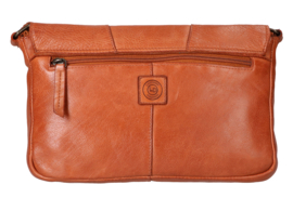 Leather Design schoudertas cognac