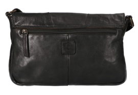 Leather Design schoudertas zwart