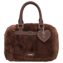Charm London Stockholm handtas donker bruin