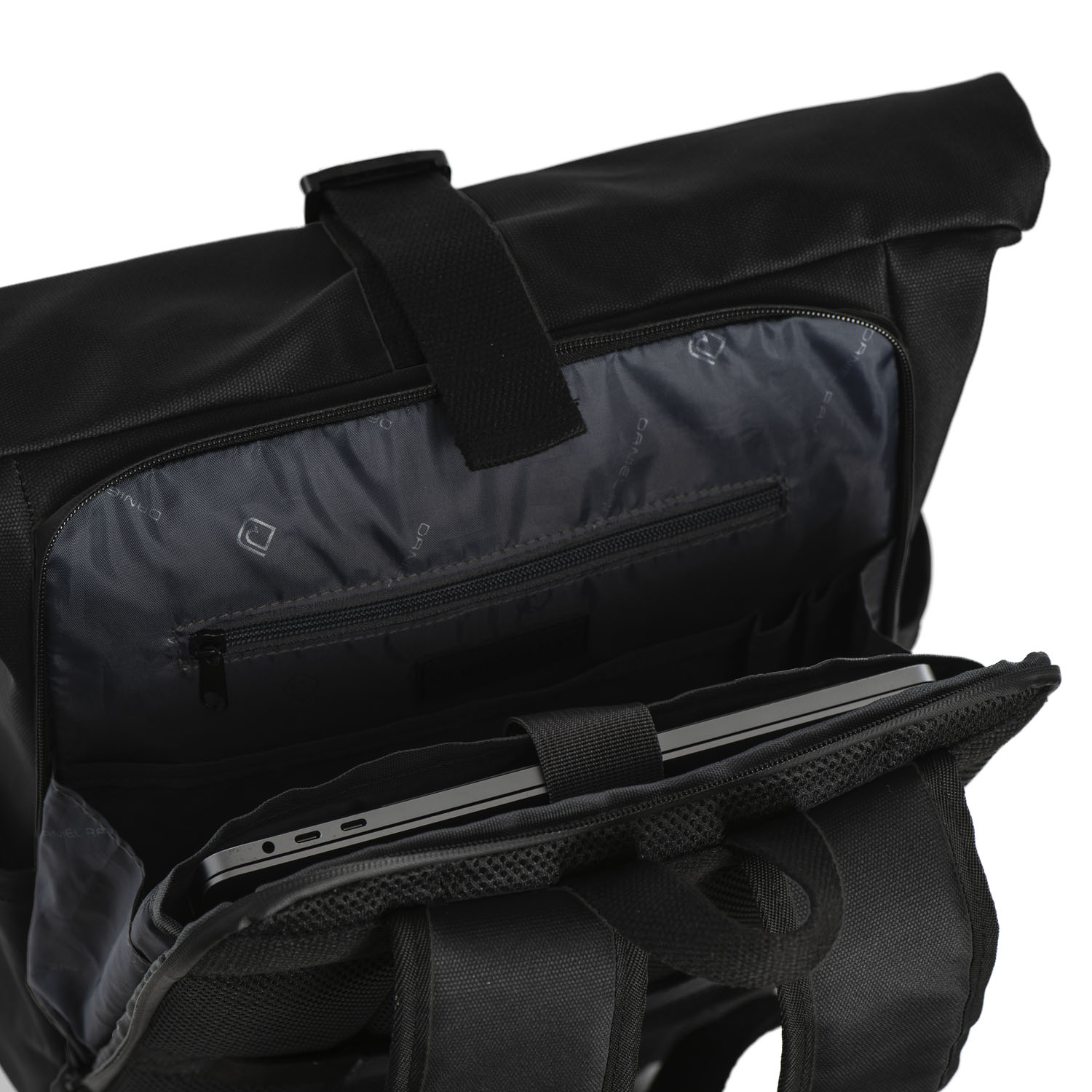 Daniel Ray Rolltop Rugtas XL Wangaratta zwart