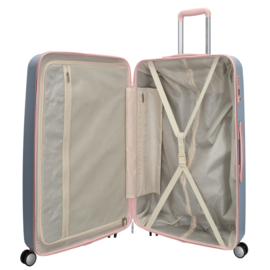 Charm London travel koffer babyblauw