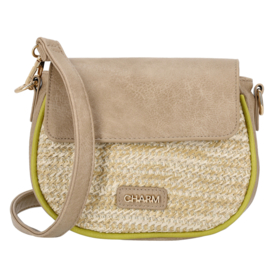 Charm London Endlebury schoudertas licht taupe