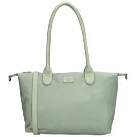 Charm London Buckingham mono shopper licht groen