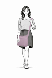 Enrico Benetti Tessa schoudertas lavender