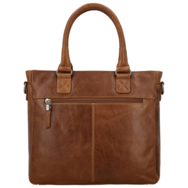 Hide & Stitches Porto lederen handtas bruin