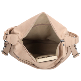 Beagles Majorca schouder/rugtas licht taupe