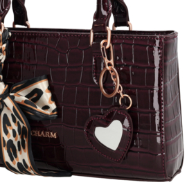 Charm London Knightsbridge handtas bordeaux