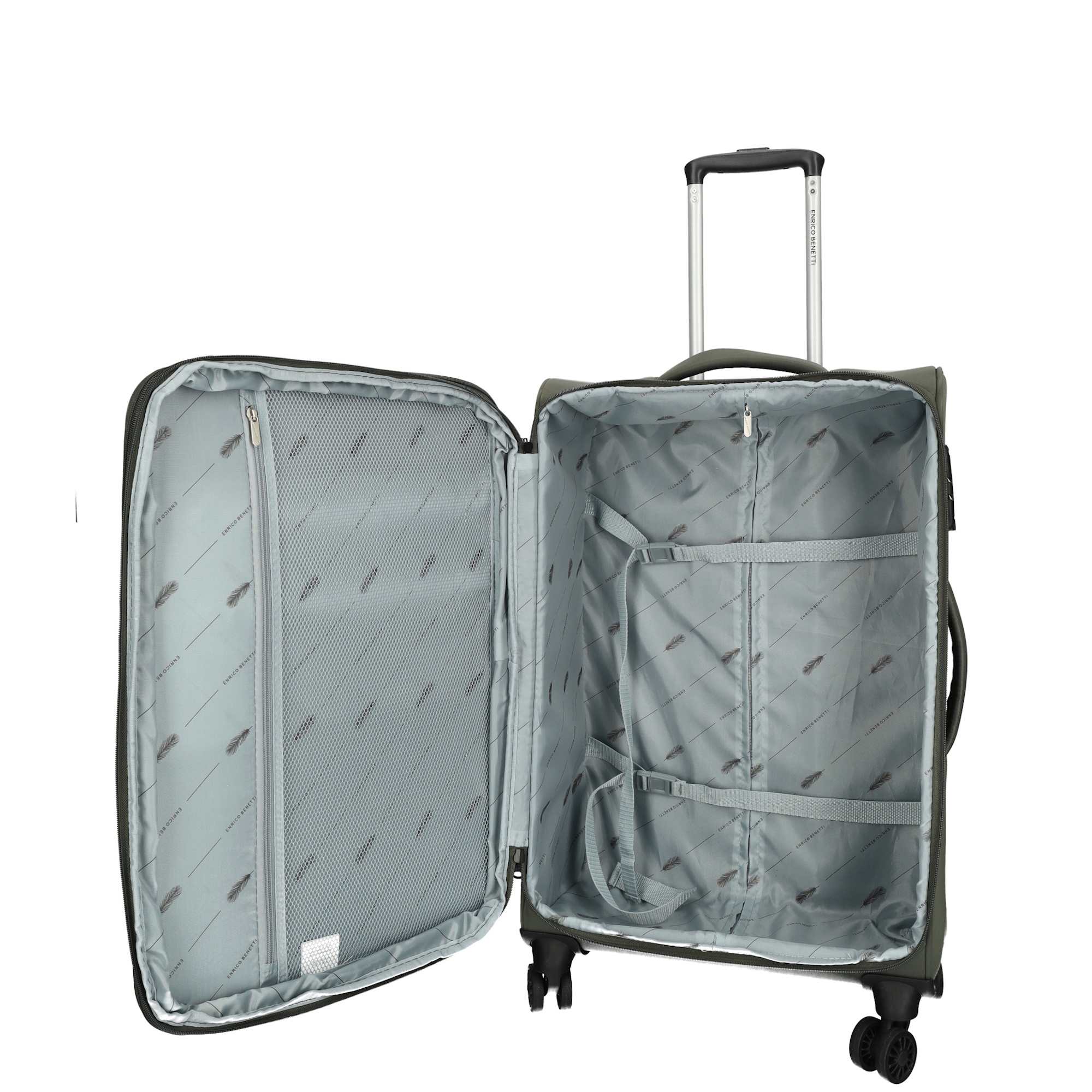 Enrico Benetti Innsbruck koffer olijfgroen 60  cm