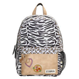 Zebra Trends rugzak wit beige