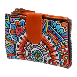 happy Wallet portemonnee multicolour aztec