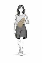 Enrico Benetti Caroline crossbodytas sand