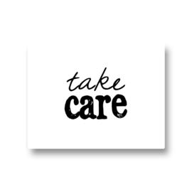 5 stickers - take care