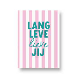 LoLLies kaart - lang leve lieve jij
