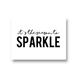 5 stickers - it's the season to sparkle